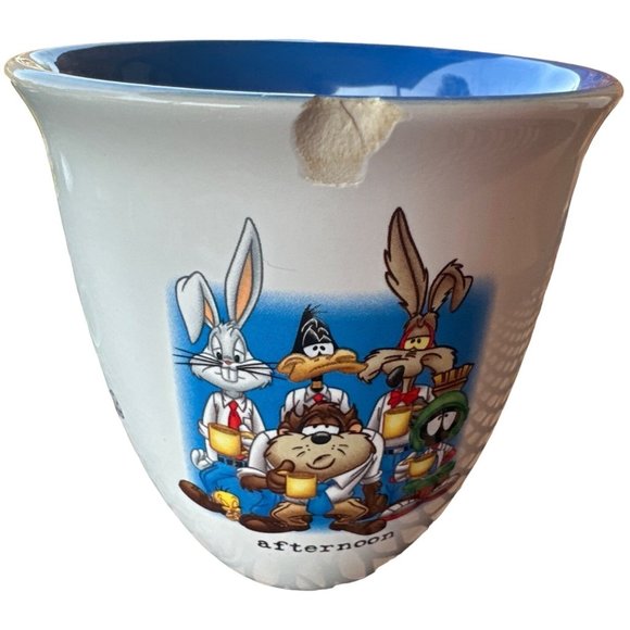 Vintage 1999 Warner Bros. Studio Store Looney Tunes Ceramic Mug 16 oz. (READ) - Picture 6 of 11